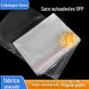 Saco Autoadesivo Saco Plástico Embalagem Transparente Saco para Pão Bolo Alimentos Joias Tira Adesiva Saco OPP Saco de Embalagem