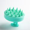 Shampoo de silicone macio escova cabeça massagem shampoo escova limpeza couro cabeludo escova de banho pente de massagem de silicone Meridian