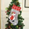Bolsa de Regalo Calcetines de Navidad Decoración Papá Noel Bolsa de Regalo de Caramelo Decoración Calcetines Papá Noel Bolsa de Regalo