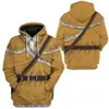 Nuevos Productos de Comercio Exterior Transfronterizo: Merchandising de Figuras Históricas Cos, Sudadera Casual Suelta Impresa en 3D, Dropshipping de Una Pieza