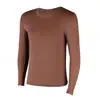 Conjunto de ropa interior térmica para hombre de otoño e invierno, ropa invisible ultradelgada para embellecer la piel, tops y pantalones térmicos de alta elasticidad, camiseta interior que nutre la piel