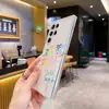 Estilo delicado y artístico, funda de teléfono colorida con estampado de corazón para Samsung S25 Ultra, con impresión de alta definición y una suave cubierta protectora de TPU