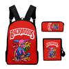 Al por mayor transfronterizo Concierto de Monstruos Mi Mundo de Monstruos Mochila Mochila Bolso de Hombro Estuche para Lápices Mochila