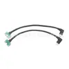 Cable de Extensión Tipo-C Macho de 90 Grados en Ángulo Recto a Tipo-C Hembra Sin Moldeo 3.1 Personalizado de Fábrica