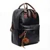 Mochila Escolar de Couro PU Retrô 2026 Nova Tendência Cool Mochila de Grande Capacidade Versátil Bolsa para Roupas de Trabalho Viagem Computador