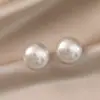 Pendientes de Perla de Nuevo Estilo, Lujo Ligero y Sensación de Alta Gama, Pendientes para Vacaciones al por Mayor, Clips para Orejas Sencillos, Pendientes de Aro, Joyería para Orejas Circulares, Pendientes