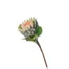 Flores Artificiales, Flores de Boda de Alto Nivel Flocadas para Escenario Exterior, Flores Secas para el Hogar, Cardo Pluma de Fénix, Emperador