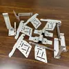 Soportes de Chapa de Acero Galvanizado, Piezas Embebidas, Componentes Estampados para Muros Cortina, Piezas Estampadas de Placa de Acero Galvanizado con Recubrimiento de Zinc