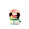 Nuevo Producto Transfronterizo: Bola de Nieve y Muñeco de Nieve de Cristal Mini Regalo de Vacaciones de Año Nuevo Adorno Brillante de Escritorio