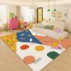 Alfombra de Área Grande Transfronteriza para Sala de Estar, Dormitorio, Mesita de Noche, Ventana Saliente, Alfombra para Plantas, Terciopelo, Dibujos Animados Europeos, Alfombra para Mesa de Café