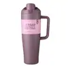Taza de Fruta Owala de Acero Inoxidable 304 Transfronteriza 40oz Gran Capacidad Asa Taza de Hielo Portátil para Coche Taza de Coche