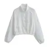 Outono 2024 Novo Estilo Americano Ao Ar Livre Jaqueta Casual Casaco Feminino Spice Girl Estilo Solto Com Cordão Curto Cardigan Top
