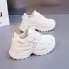 2026 Zapatos de Papá para Mujer Otoño Zapatos Deportivos de Suela Gruesa Para Personas Bajas Lucir Más Alto Zapatos Casuales Zapatos para Aumentar la Altura de Estudiantes 8509