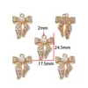 Acessórios de joias de liga leve de luxo, pingentes com incrustação de pérolas, decorações para pulseira, colar e chaveiro DIY, W893