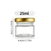 Botella de Vidrio Hexagonal de 45 ml para Miel, Mermelada, Conservas, Degustación, Empaque Pequeño de Miel - Venta al por Mayor del Fabricante