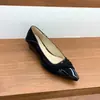 Cuña Hada Tacón Medio Suave Punta Poco Profunda Mujer Nuevo Nude Punta Fina Versátil Elegante Para el Trabajo Estilo Francés Zapatos Planos