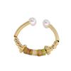 Xiaozhong nuevo estilo chino plata esterlina s925 anillo de jade para mujer moda de lujo ligero esmalte de alta calidad anillo de gota cruzada con esmalte