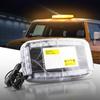 Luz de advertencia de fila corta para coche 24 LED luz intermitente de detonación magnética coche camión vehículo de rescate luz de techo de construcción carga