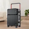 Maleta de Marco de Aluminio Modelo Nuevo 2026 para Hombres, Maleta de Carrito de Gama Alta para Mujeres, Maleta de Viaje Elegante y Resistente a Golpes con Asa Ancha y Cerradura de Combinación