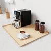 Tapete de café explosivo transfronteiriço de silicone para mesa de bar antiderrapante isolamento térmico dreno com aba bandeja secagem de xícara de café tapete de fundo