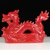 Adornos de Dragón de Cerámica Tang Sancai Hogar Dragón del Zodiaco Dragón Verde Esquina de Suplemento Solución Artesanías Sala de Estar Regalos Adornos de Joyería