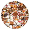 100 Original Urso Decoração Capa de Celular Caderno Mala Tablet Caderno Manual Adesivos Atacado