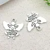 Accesorios de joyería diy aleación gato mariposa unicornio delfín tortuga colgante collar llavero ventas directas de fábrica
