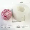 Cruz Margarita Tulipán Rosa Peonía Flor Molde de Silicona DIY Vela de Aromaterapia Yeso Adorno Venta al por Mayor