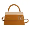 Nueva Textura 2025 Nueva Moda Otoño e Invierno Popular Retro Casual Cadena de Candado Cruzada al Hombro Bolso Cuadrado Pequeño