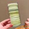 Color Macaron Anillo de Toalla Infantil de Alta Elasticidad Sin Costuras Anillo para el Pelo de Bola de Niñas Cuerda para el Pelo de Niñas Gomas Elásticas para Trenza de Bebé