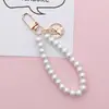 Creativo DIY Funda para Teléfono Móvil Joyería Colgante de Perla Colgante de Retrato Retro Cadena Colgante Hecha a Mano con Cuentas Accesorios para Teléfono Móvil