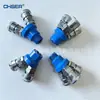 Pistola de Aire Pequeña Neumática Conector Rápido Tipo C Conector Redondo Bidireccional Smv Conector Redondo de Tres Vías Bidireccional de Tres Vías Conector Macho-Hembra para Compresor de Aire