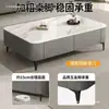Juego de Mesa de Café y Mueble de TV de Cristal para Sala de Estar, Diseño Moderno y Sencillo para Espacios Pequeños, Elegante Combinación de Mueble de TV con Superficie de Cristal