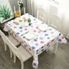 Mantel a Cuadros Impreso Estilo Nórdico, Impermeable y a Prueba de Aceite, Mantel Lavable, Mantel para Mesa de Café de Peva