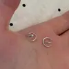 Brincos de Mola Dongdaemun Estilo Coreano com Toque de Luxo, Brincos Espirais Giratórios, Brincos de Mola de Moda Únicos e Simples