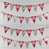 Decoración de cumpleaños infantil para coche rojo de papel a cuadros con bandera triangular, fondo para fotos