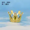 Explosões liga decoração de bolo pequena coroa coroa de aniversário infantil flor festa de panificação ornamentos cruz fronteira atacado