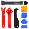Juego de 13 piezas de raspador de yin y yang, raspador de sellos, raspador de piso, baldosas, ventana, baño, cocina, fregadero, herramienta de costura de belleza