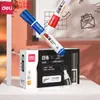 Marcador de Pizarra Deli S536 Gran Capacidad Borrable Recargable Tinta para Pizarra Infantil Set de Bolígrafos para Pizarra Blanca Venta al por Mayor