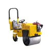 Compactador de rolo de estrada estilo direção de carro compactação de canteiro de obra de pavimentação asfáltica de estrada interna fabricantes reais podem assistir vídeo máquina