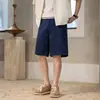 Shorts de Mezclilla Casual para Hombre Verano Nuevo Tendencia Calle Marca Delgada Versátil Cómodo Holgado Pierna Ancha Pantalones de Cinco Puntos Mayoreo