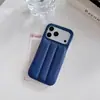 Funda de teléfono iPhone 17 estilo oscuro de lujo con patrón de lichi y airbag, media cubierta 17 Pro, funda de teléfono dura de enfriamiento 16 Pro Max