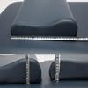 Almohada Zen Suave a Juego Almohada de Esponja de Piel Sintética Fácil de Limpiar Fácil de Desinfectar Impermeable Almohada de Masaje con Forma de S Almohada Cervical para Pilates