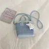 Bolso Pequeño de Cuadros con Adorno de Encaje Encanto de Estrella Bolso Cruzado Pequeño Estilo Dulce Femenino Bolso de Mano Bolso de Mujer