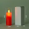 Taza de decoración de boda lámpara de vela electrónica decoración acrílico Buda adoración fiesta fiesta LED simulación vela lámpara de vela