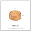 Posavasos de ratán tejido vietnamita termoaislante para taza de té, posavasos redondo para mesa, posavasos para mesa de centro de escritorio, mantel individual de ratán estilo occidental, alfombrilla termoaislante