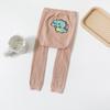 Calcetines para niños, leggings de primavera y otoño para bebés, leggings con dibujos animados PP con giro coreano, pantimedias para niños, entrega de una pieza