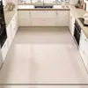 Alfombrilla de Piso de Barro Diatómico Simple Moderna Alfombrilla de Piso de Cocina Toda la Tienda Fácil de Cuidar Alfombrilla Antideslizante Resistente a la Suciedad Absorción de Agua Absorción de Aceite