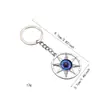 Llavero de Cruz Hip-Hop Europeo y Americano Gótico Flor Hueca de Forma Diamante de Color Acero Inoxidable Colgante de Llave Venta al por Mayor