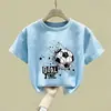 Roupas de Verão Tendência e da Moda para Meninos, Camiseta Base Estampada de Algodão Puro Infantil Novo Estilo Verão 2026